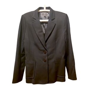 Melanie Lyne size 12 2 button women's Blazer Jacket EUC